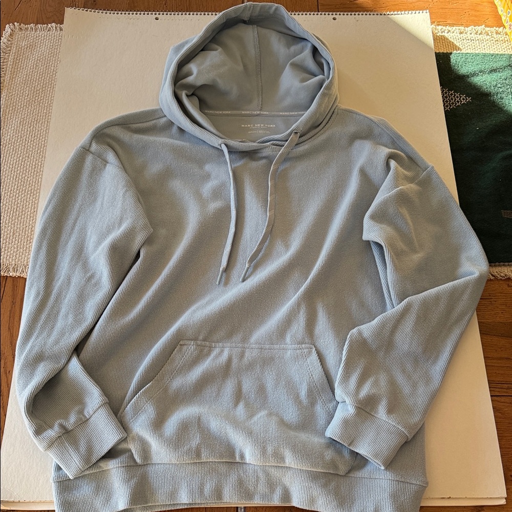 Marc New York Sky Blue Hoodie